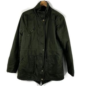 ⬇️$18 Forever 21 army green utility jacket size L